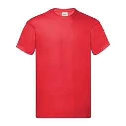 Fruit Of The Loom FRUIT OF THE LOOM® Unisex T-Shirt Original T, rot, XL – Produktbild 1 von 1
