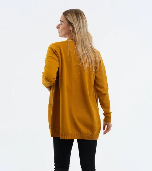 Gary Mash GARY MASH Cardigan Holly mit Taschen aus Bio-Baumwolle, Senf (gelb), – Produktbild 3 von 4