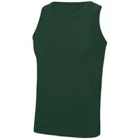 Just Cool Just Cool Muskelshirt Unterhemd Sportshirt Ärmellos Shirt Recyceltes Polyester Atmungsaktiv Vegan Stretch Neonfarben, Bottle green, – Produktbild 1 von 1