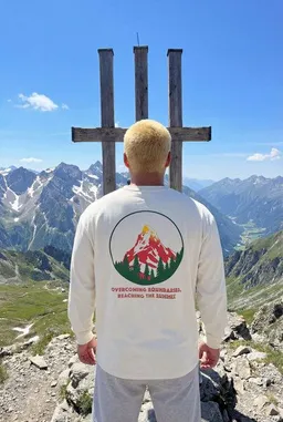 THE FACE OF ELEMENTS THE FACE OF ELEMENTS Matterhorn - Relaxed Fit Longsleeve aus 100% Bio-Baumwolle – Produktbild 1 von 1