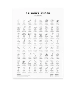 531 Rheinland Design 531 Rheinland Design Saisonkalender Obst & Gemüse in SW – Produktbild 1 von 1