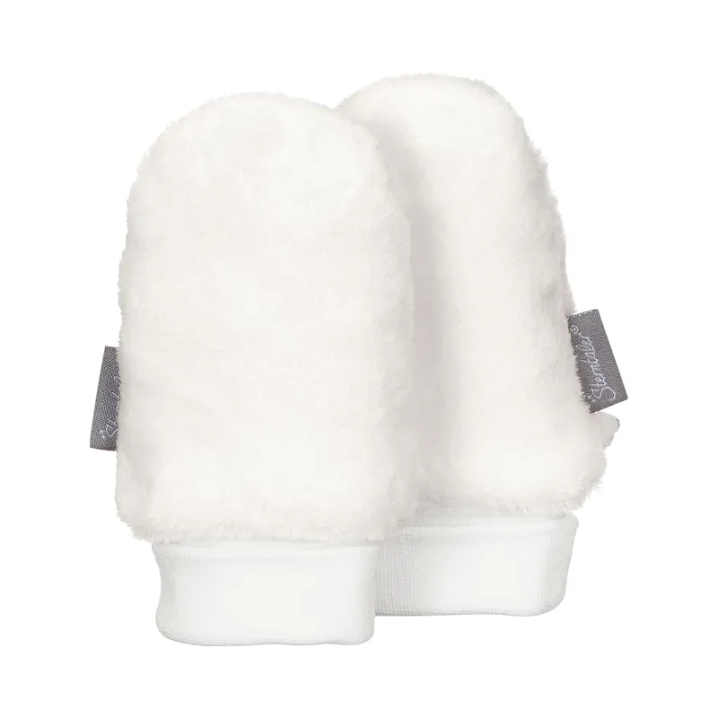 Sterntaler Sterntaler Plüsch-Fäustlinge, Weiss, – Produktbild 1 von 1