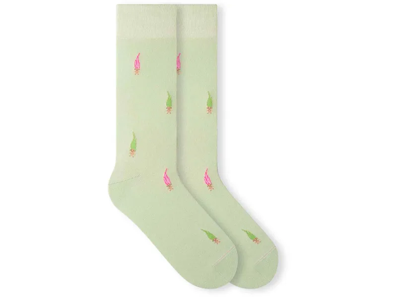 von Jungfeld von Jungfeld Bio-Socken "Trolls", Matcha green, – Produktbild 1 von 1