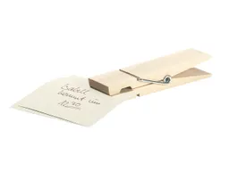 Memo Zettelhalter "Zettelzange" aus Buchenholz, 3,5 x 15 cm – Produktbild 1 von 1