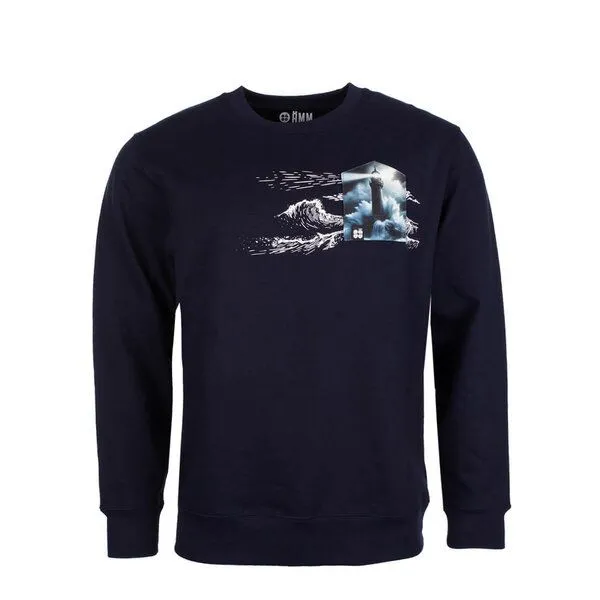 FÄDD Herren Pullover "Teuchtlurm 2.0" navy L, Blau, – Produktbild 3 von 5