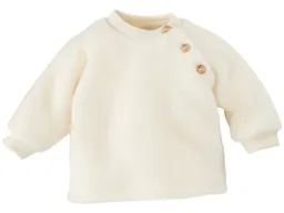 Engel natur Engel Natur Baby Pullover Bio-Merinowolle Fleece natur Gr. 50/56 – Produktbild 1 von 1