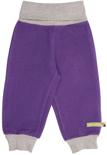 loud + proud loud + proud Baby & Kinder Hose Wollfleece, GOTS-zertifiziert, Violet(lila), – Produktbild 2 von 2