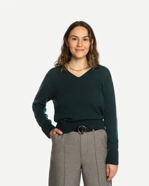 MATONA Matona Pullover | Cashmere Sweater | aus 100% Kaschmir, Dark forest, – Produktbild 1 von 3
