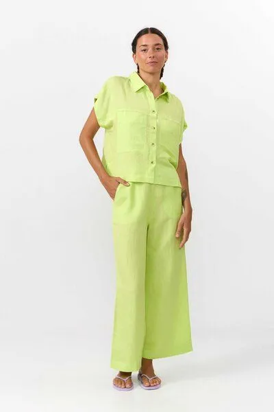 SUITE13LAB Suite13lab Damenhemd AMUR, Apple green(grün), – Produktbild 2 von 4