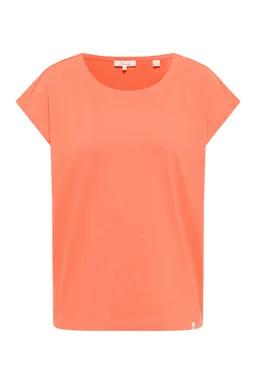 Tranquillo Jerseyshirt Jessicaa aus Bio-Baumwolle - camellia orange / M – Produktbild 1 von 1
