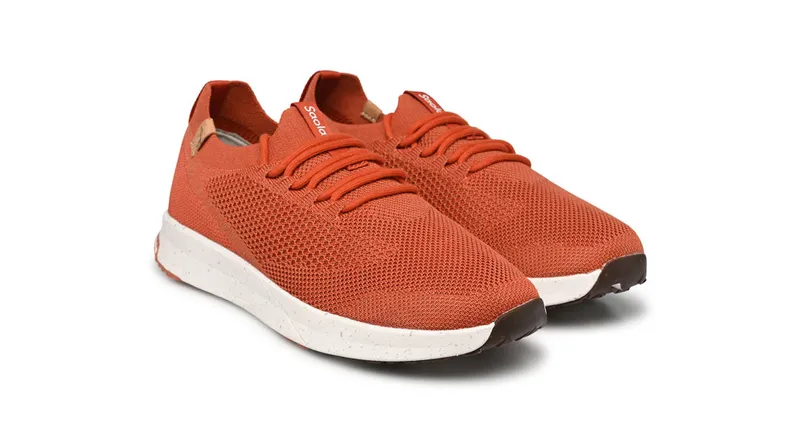 SAOLA SAOLA Herren vegan Sneaker Herren Tsavo 2.0 Mekka Orange, Dunkelorange, – Produktbild 2 von 2