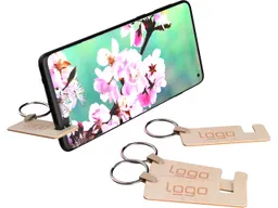 Handyhalter 'Standy' mit Schlüsselanhänger inkl. Lasergravur – Produktbild 1 von 1