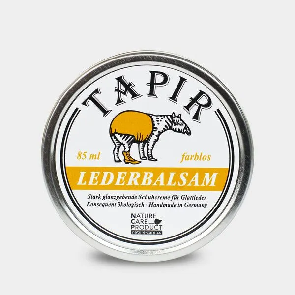 Tapir Schuh- und Lederpflege Tapir Schuh- und Lederpflege Tapir Lederbalsam - das Hochglanzwachs für Glattlederschuhe, Natur, – Produktbild 1 von 2