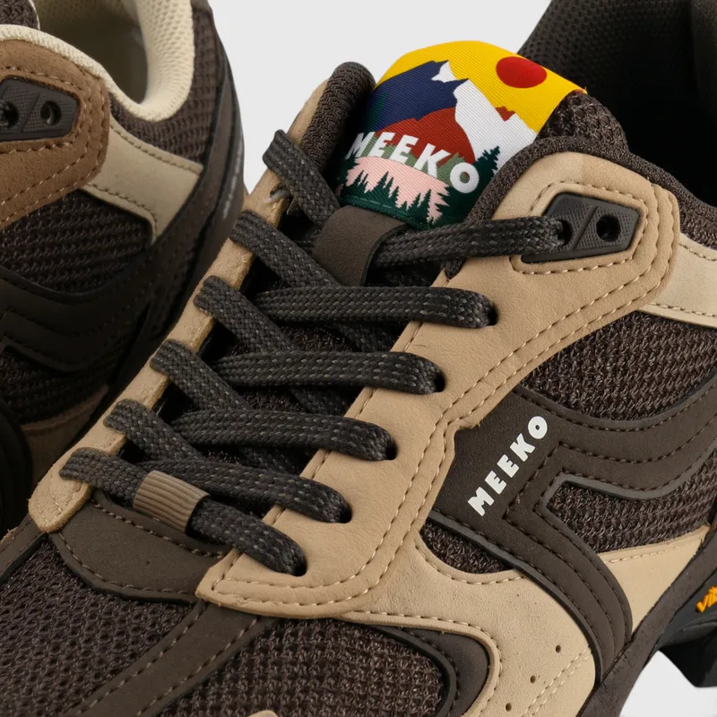 MEEKO MEEKO Herren vegan Sneaker Capra Taupe, Braun, – Produktbild 2 von 2
