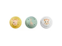 Sophie la Girafe 3 musikalische Bälle Babyspielzeug aus Naturkautschuk ab 3 Mon., Durchmesser Ball 5,5 cm – Produktbild 1 von 1