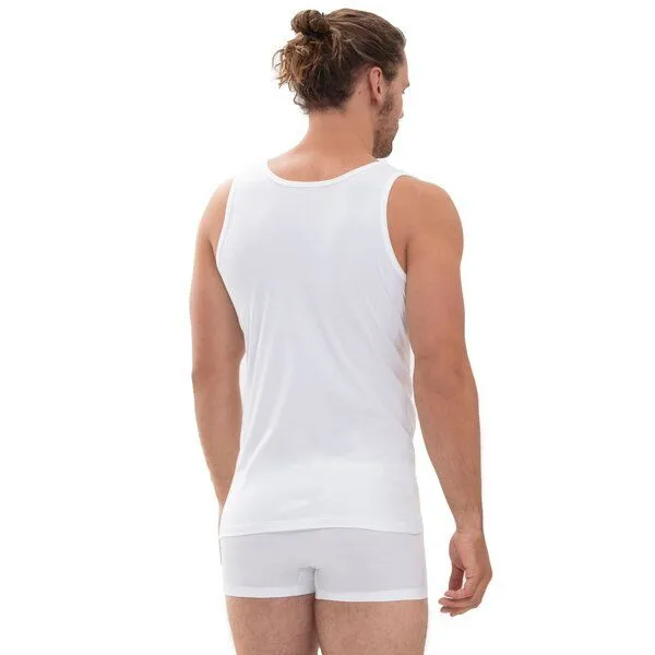 mey Mey Re:Think Herren Athletic Shirt Unterhemd aus GOTS Baumwolle, Weiss, – Produktbild 2 von 4