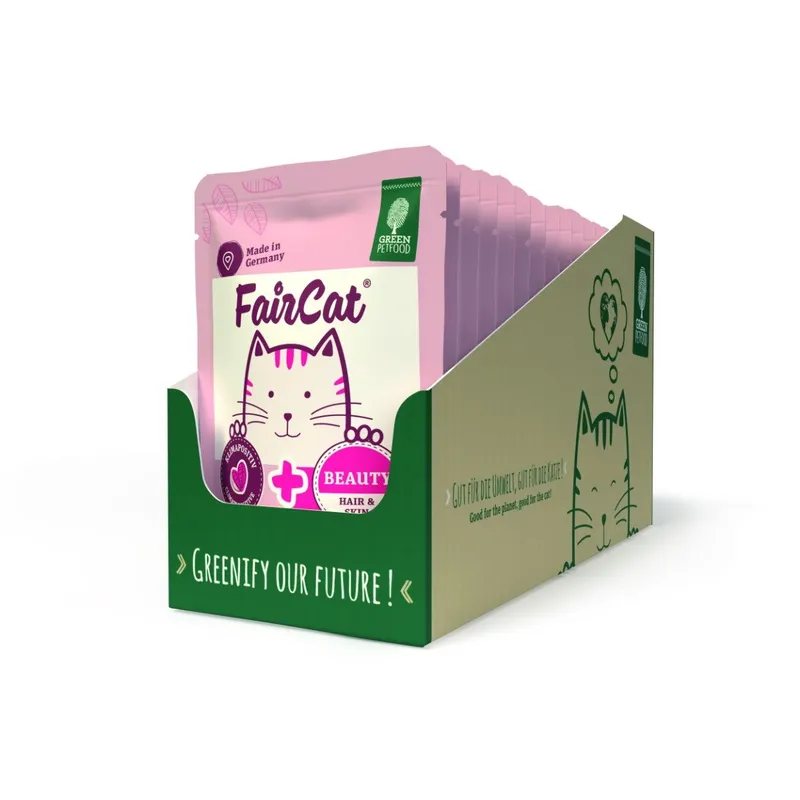 Green Petfood Green Petfood FairCat Beauty 8 x 85 g, Grün, – Produktbild 2 von 2