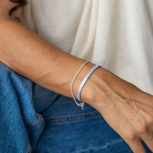 juni juni Tila Armband Ice Blue – Produktbild 2 von 4