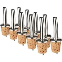 Kork-Deko Kork-Deko 10er Pack, Ausgießer für Spirituosen - gerade, Ø = 17 mm - Aufsatz aus Naturkork - ideal für Cocktails – Produktbild 1 von 1
