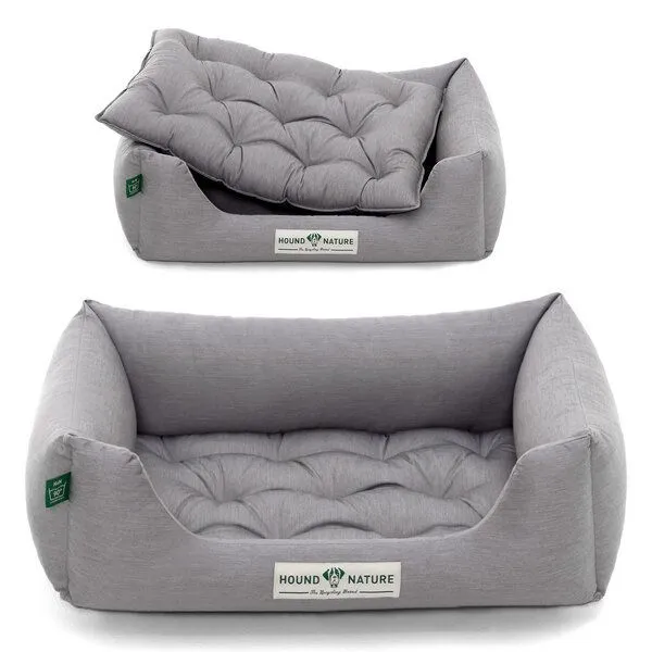 HOUND & NATURE HOUND & NATURE Öko Hundebett ZERMATT, Hellgrau, – Produktbild 5 von 7