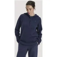 hessnatur hessnatur Fleece Hoodie Relaxed ACTIVE LIGHT aus reiner Bio-Baumwolle, Mitternachtsblau, – Produktbild 3 von 7