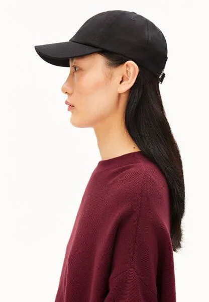 ARMEDANGELS ARMEDANGELS YENAAS BOLD Unisex Kappe aus Bio-Baumwolle, Black, – Produktbild 3 von 5
