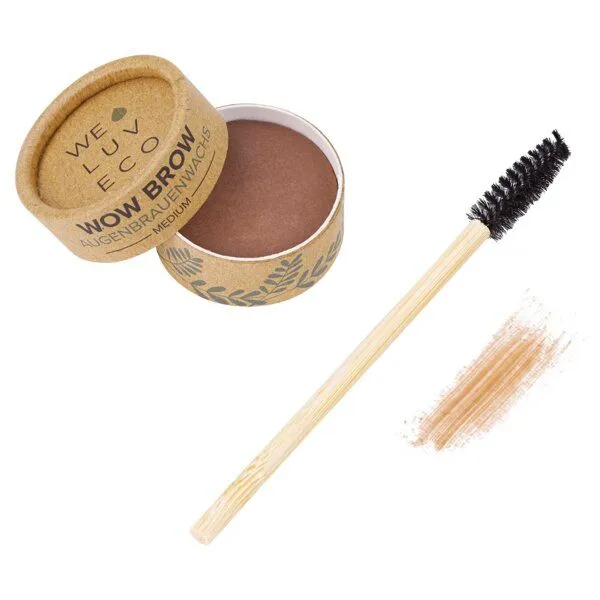 WE LUV ECO WE LUV ECO WOW BROW Augenbrauenwachs - Set, Medium, – Produktbild 2 von 4