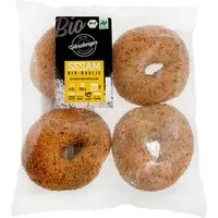 Herzberger Herzberger Bio-Bagel "Baglie Sesam", zum Aufbacken, 4er-Pack, 380 g – Produktbild 1 von 1