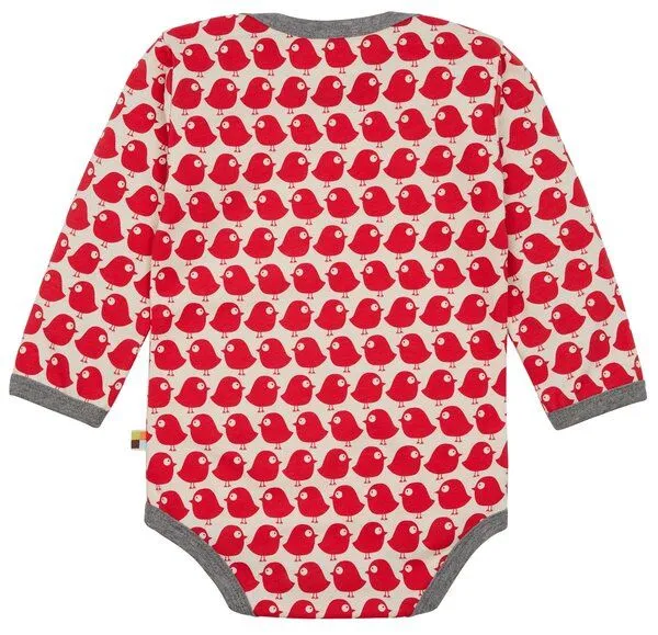 loud + proud loud + proud Babys & Kinder, Body Langarm, GOTS-zertifiziert, Tomato (rot), – Produktbild 1 von 1
