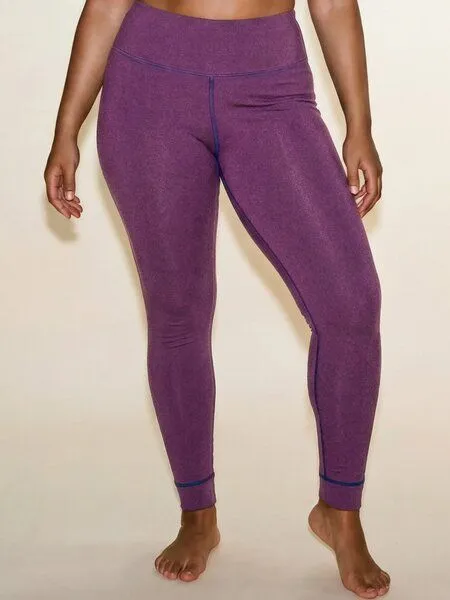 nice to meet me nice to meet me Essential Legging . Biobaumwolle, Tie dye violet, – Produktbild 1 von 4