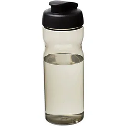 H2O ACTIVE® H2O ACTIVE® H2O Eco Sportflasche mit Klappdeckel, 650 ml, Schwarz / dunkelgrau, – Produktbild 1 von 1