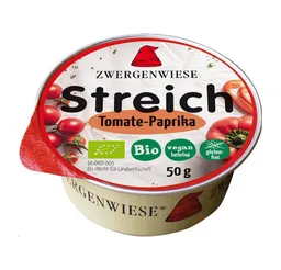 Zwergenwiese Zwergenwiese Herzhafter Brotaufstrich Kleiner Streich - Tomate-Paprika 50g – Produktbild 1 von 1
