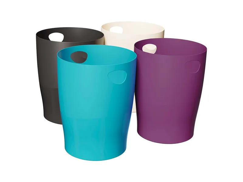 Exacompta 8 Exacompta Papierkörbe Ecobin "Titan", 15 l, sortiert – Produktbild 1 von 1