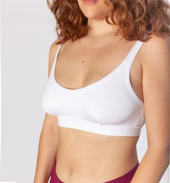CASAGiN CASAGiN Bralette-BH aus ökologischer Pflanzenfaser, Weiß, – Produktbild 3 von 4