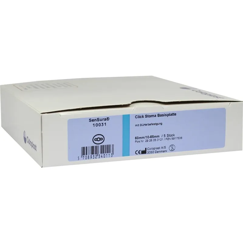 Coloplast SENSURA Click Basisp.RR60 10-55mm m.Gürtelbefest. 5 St Basisplatte – Produktbild 1 von 1