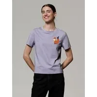 watapparel watapparel T-Shirt Frauen Cute Fox, Lavender, – Produktbild 1 von 1