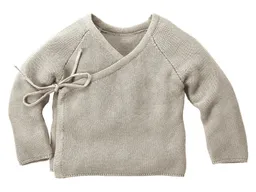 HANS NATUR Baby und Kinder Jacke zum Wickeln Strick-Qualität Bio-Baumwolle beige Gr. 86/92 – Produktbild 1 von 1