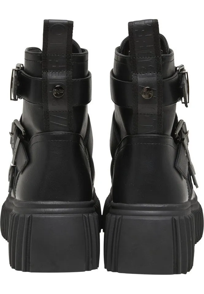 Buffalo Buffalo ZAFIR BIKER BUCKLE - VEGAN NAPPA Stiefel, Schwarz, – Produktbild 2 von 5