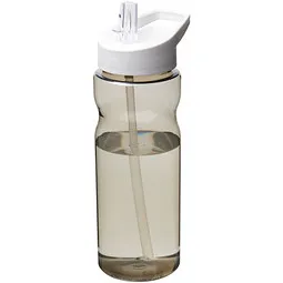 H2O ACTIVE® H2O ACTIVE® H2O Eco Sportflasche mit Ausgussdeckel, 650 ml, Schwarz / weiß, – Produktbild 1 von 1