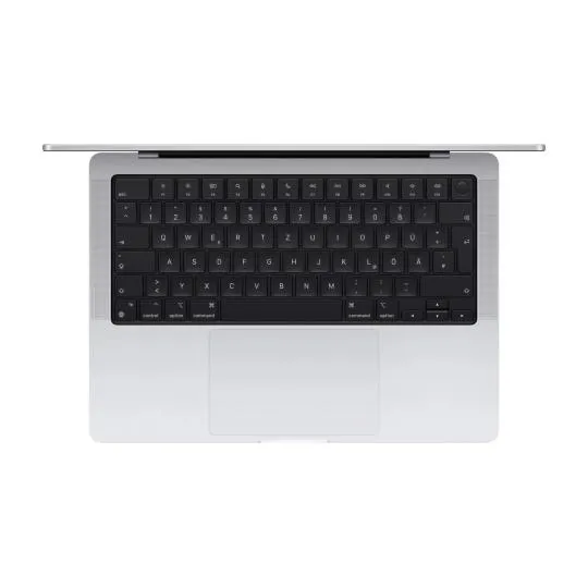 Apple Apple MacBook Pro 2024 16" (Nanotexturglas) M4 Pro 14-Core CPU | 20-Core GPU 2 TB SSD 48 GB silber, Silber, – Produktbild 2 von 4