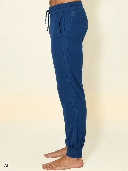 nice to meet me nice to meet me All Day Pant aus Biobaumwolle, Blue moon, – Produktbild 7 von 7