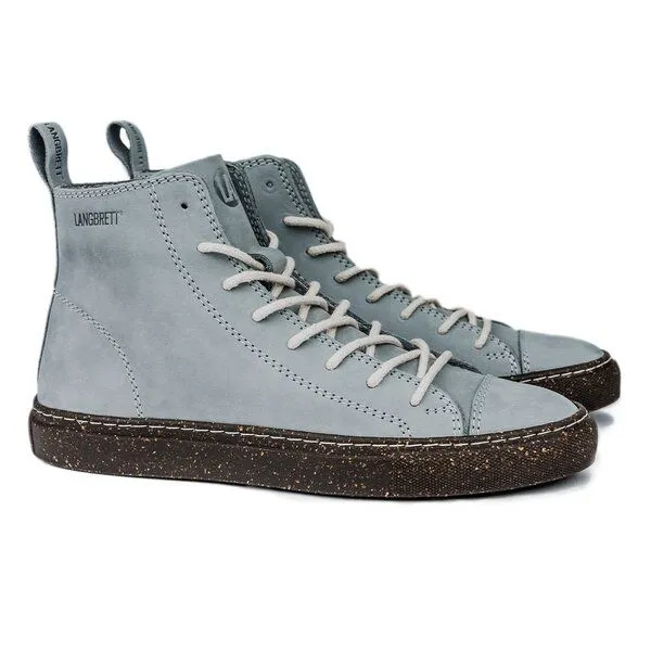 LANGBRETT LANGBRETT GDR sneaker | nubukleder, Grau kork, – Produktbild 1 von 4