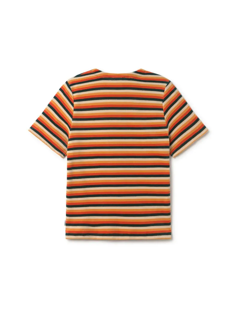 TWOTHIRDS TWOTHIRDS Damen vegan Top Pitcairn Mit Gemischten Streifen, Orange, – Produktbild 2 von 2