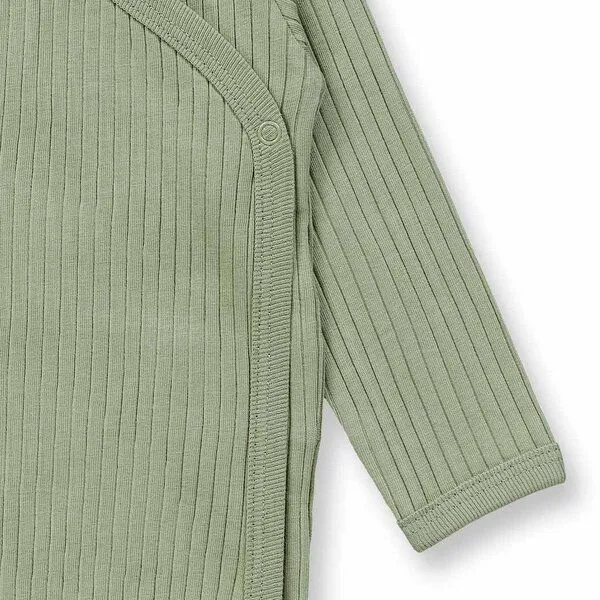 Sense Organics sense-organics Wickel Langarmbody, Modell YGON, Salbeigrün, – Produktbild 4 von 4