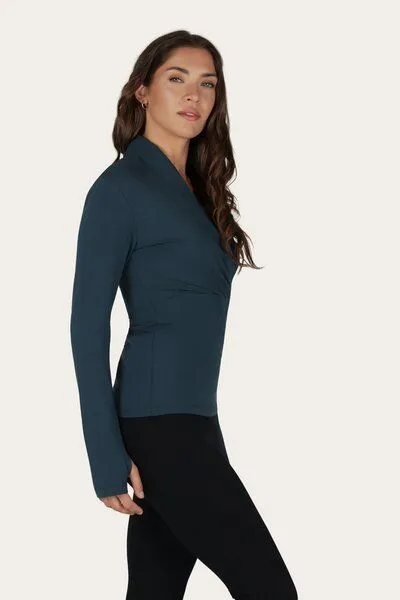 Urban Goddess Urban Goddess Ishtar Yoga Langarmshirt, Orion (blau), – Produktbild 3 von 5