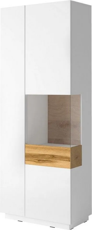 OTTO home Vitrine SILKE Höhe 207 cm, Weiß, – Produktbild 6 von 8
