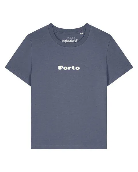 watapparel watapparel T-Shirt Frauen Porto Flora, Blue grey, – Produktbild 1 von 3
