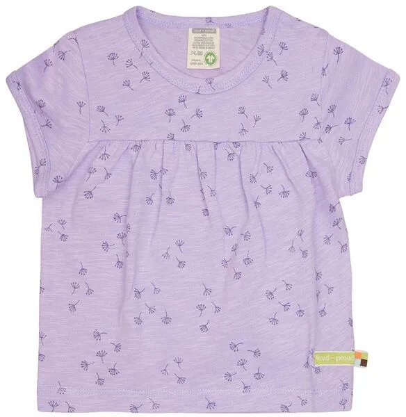 loud + proud loud + proud Babys & Kinder Tunika Slub Jersey mit Druck, GOTS-zertifiziert, Lilac(lila), – Produktbild 2 von 2