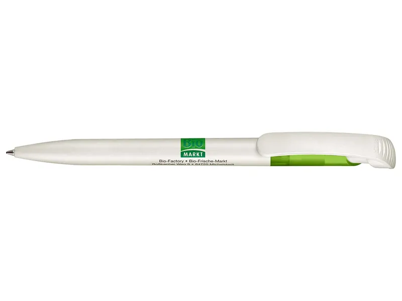 RITTER CARES RITTER CARES Druckkugelschreiber 'BioPen' kiwigrün transparent – Produktbild 1 von 1