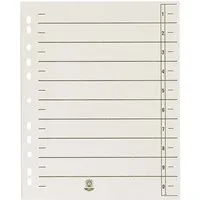 50 Trennblätter grau, 230 g/m² – Produktbild 1 von 1